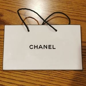 Chanel shopping paper bag